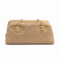 Chanel Quilted CC Wide Flap Bag | CC Hardware & Chain — 32cm
