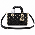 Dior Cannage Quilted Baguette Shoulder Bag 22cm