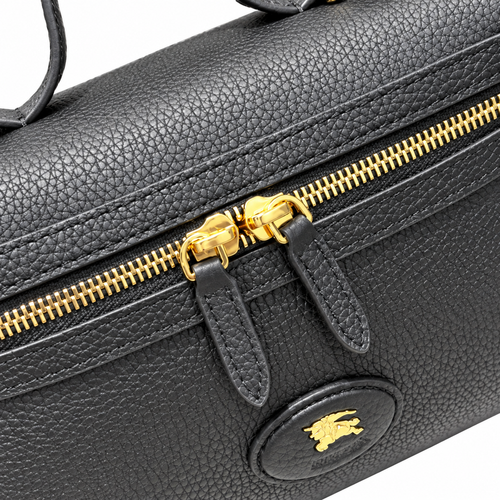 Burberry Knight Emblem Black Vanity Crossbody