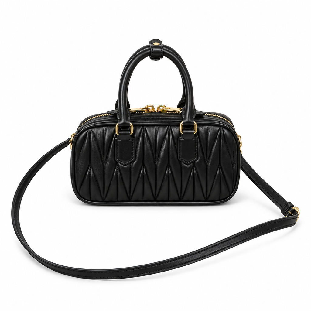 Miu Miu Convertible Leather Shoulder Bag 19×10×5 cm