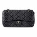 Chanel Classic Quilted Maxi Flap Bag | CC Hardware & Gold Chain — 33cm