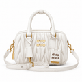Miu Miu Matelassé Leather Sleek Crossbody Bag