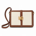 Burberry TB Monogram Cream & Tan Crossbody Bag