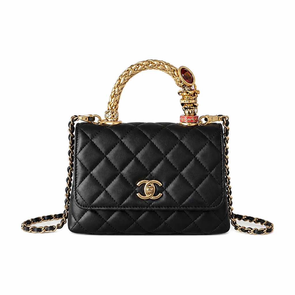 Chanel Jewel Handle Mini Flap Bag