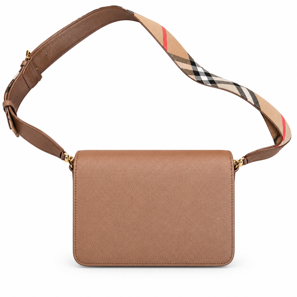 Burberry Heritage Stripe Tan Crossbody Bag