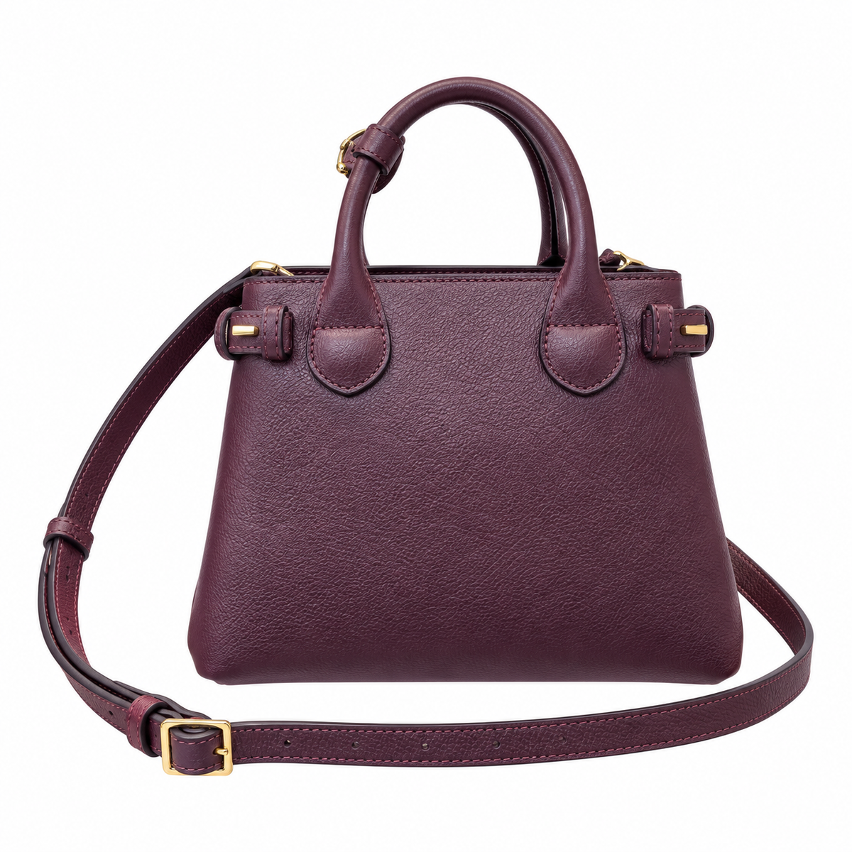 Burberry Burgundy Reverie Top Handle Bag