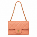 Chanel Classic Quilted Mini Flap Bag | CC Turn-Lock Chain Strap — 19cm
