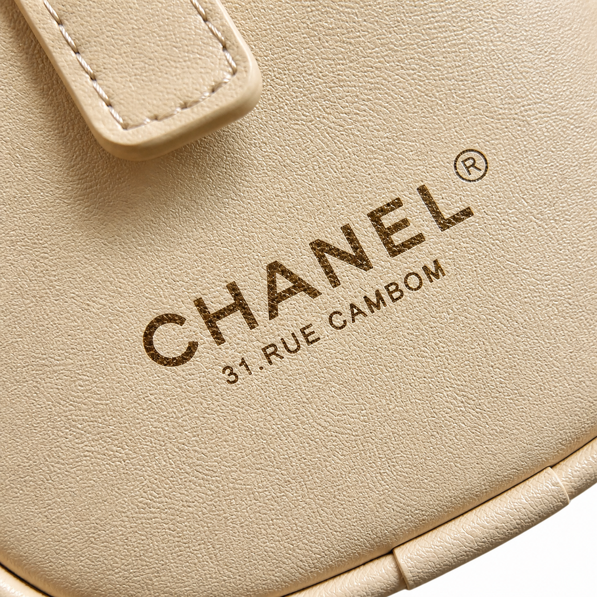 Chanel 22 Small Bag Ivory Calfskin Gold Zip Top Handle