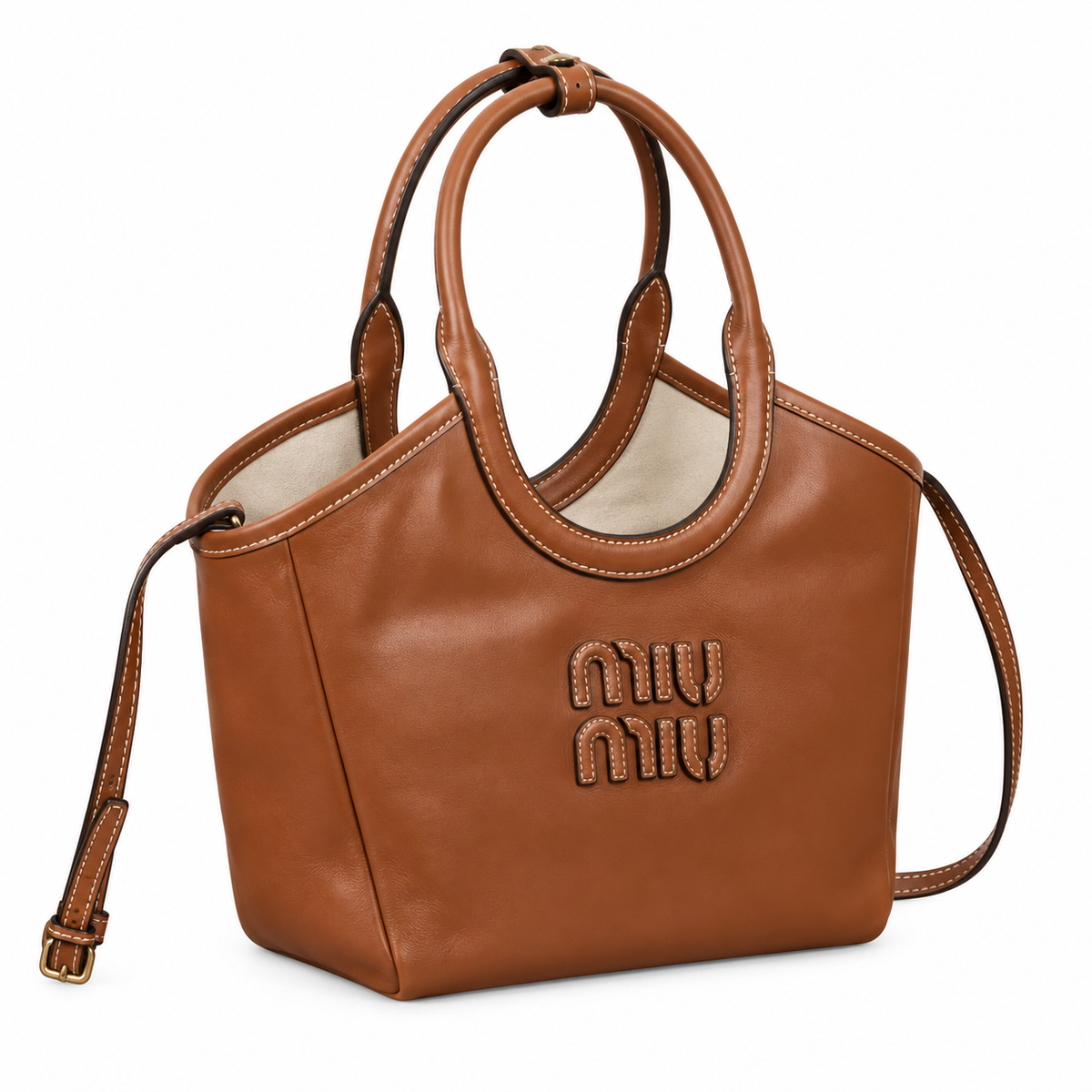 Miu Miu Convertible Leather Bag