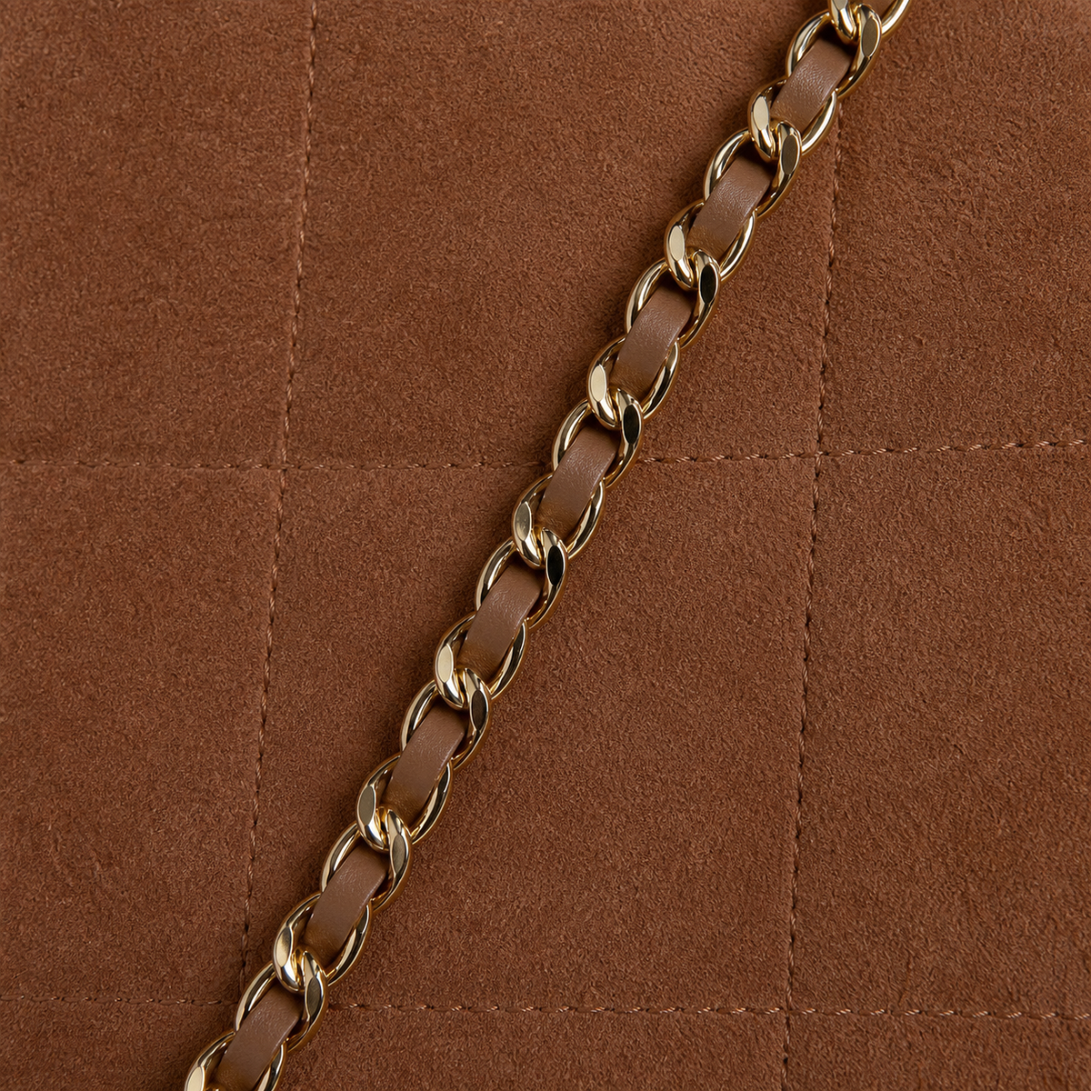 Chanel Classic Quilted Suede CC Chain Flap