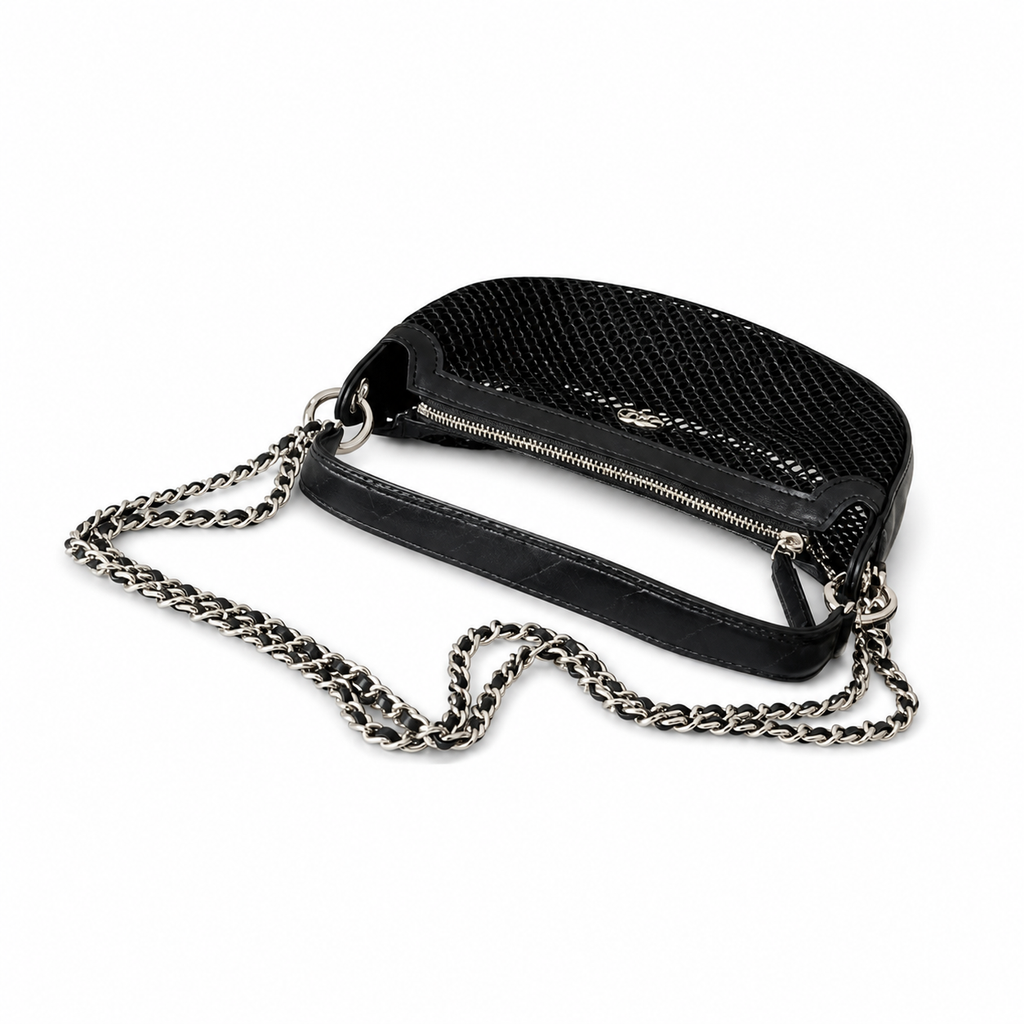 Chanel Quilted CC Small Top Handle Bag | Detachable Chain — 22cm
