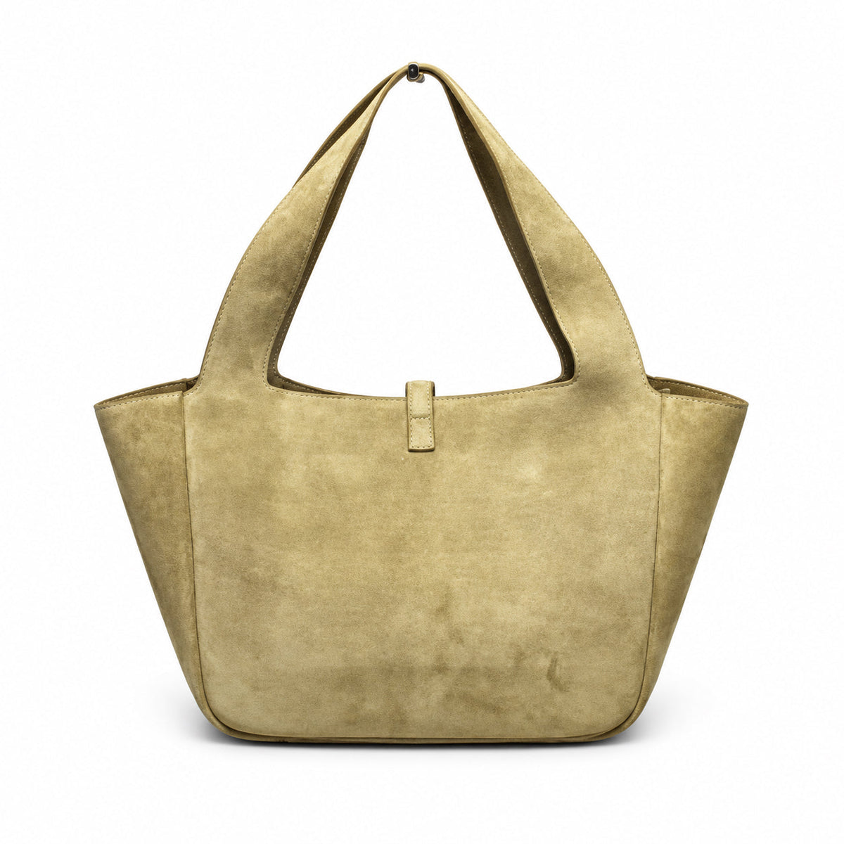 YSL Le 5 à 7 Tote Bag – Khaki Suede