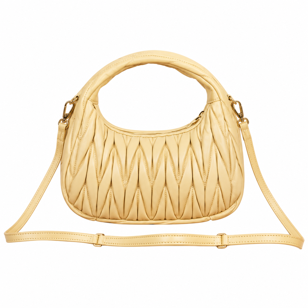 Miu Miu Matelassé Sculpted Leather Crossbody Bag