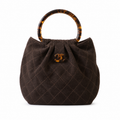 Chanel Quilted Lambskin Round Clasp Crossbody Bag