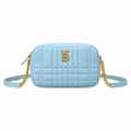 Burberry Sky Blue TB Quilted Camera Bag