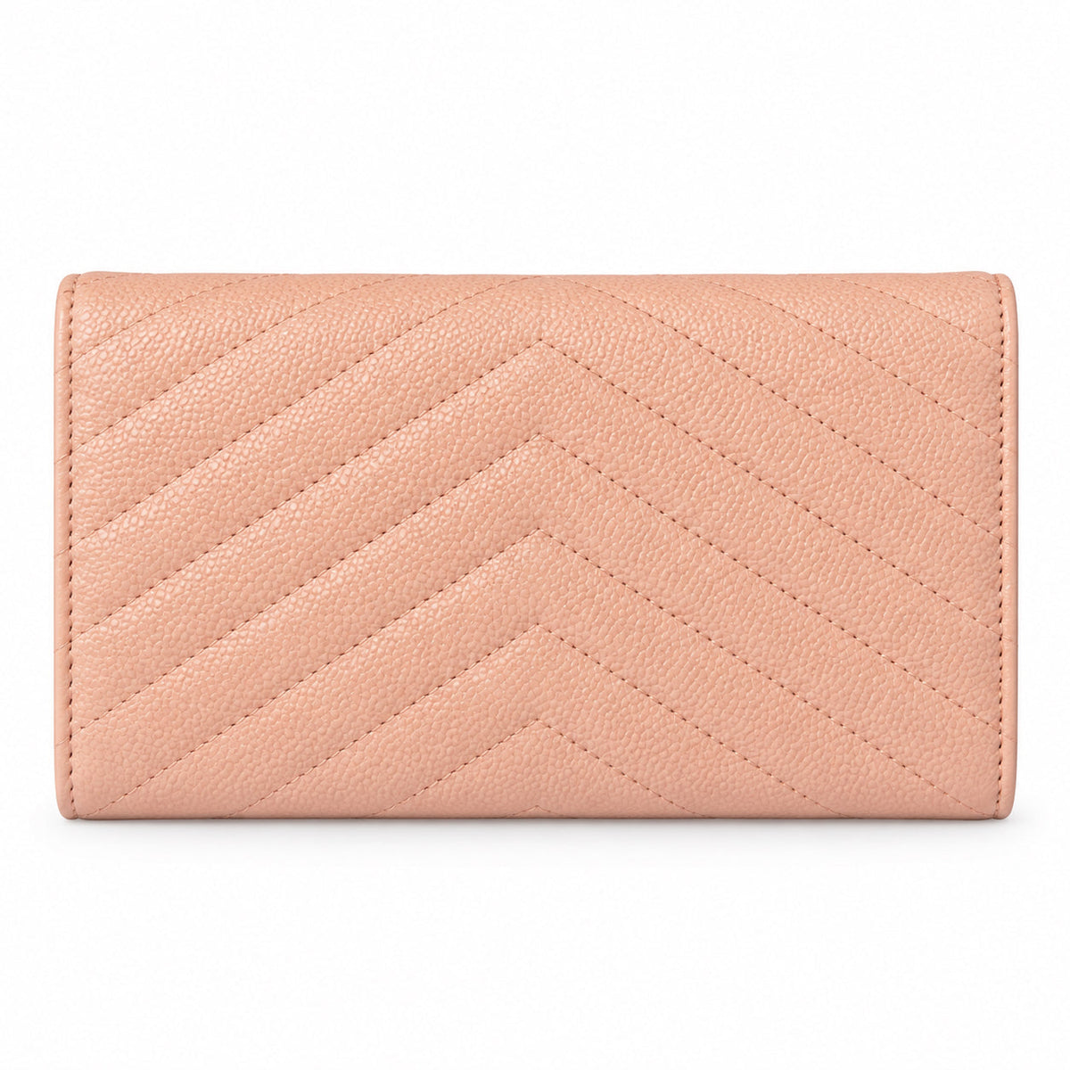 YSL Saint Laurent Monogram Large Flap Wallet Blush Pink