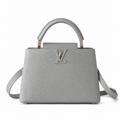 Louis Vuitton Gray Top Handle Bag