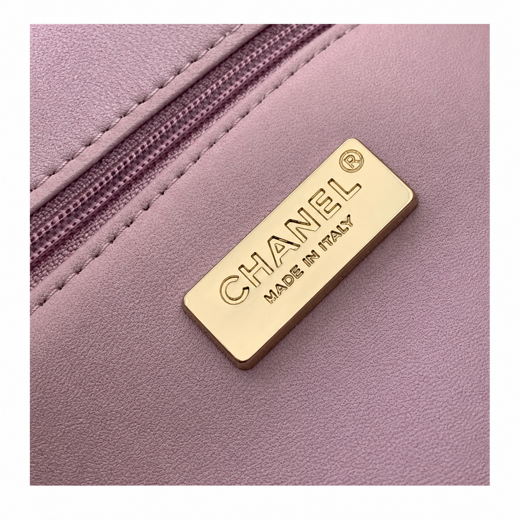 Chanel Sequin Single Flap Bag Lavender Silver Hardware