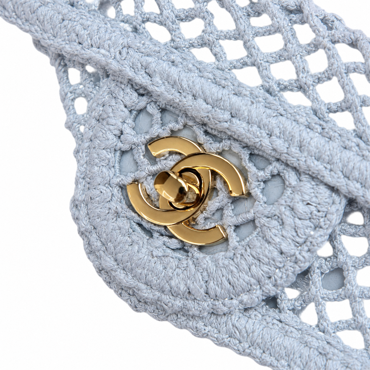 Chanel Woven Mesh Classic Flap Bag