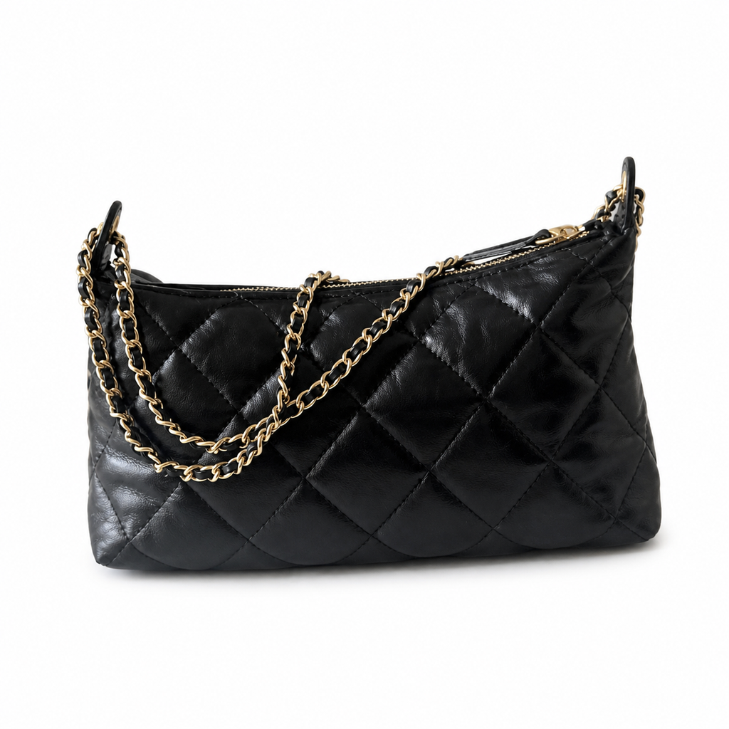 Chanel Aged Calfskin CC Hobo Bag