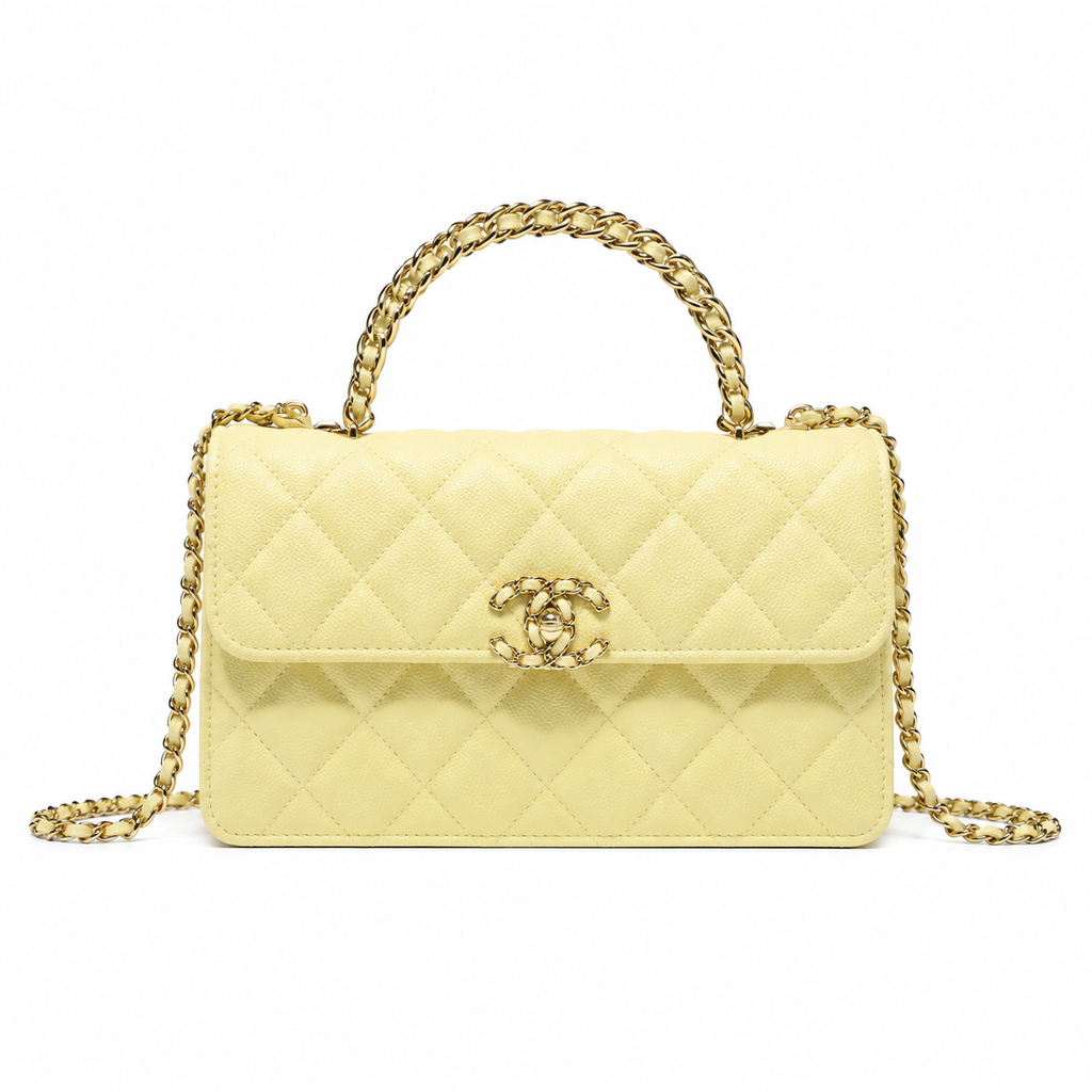Chanel Quilted Leather Envelope Clutch Crossbody