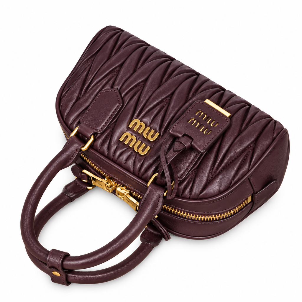 Miu Miu Logo Top Handle Bag 22 cm