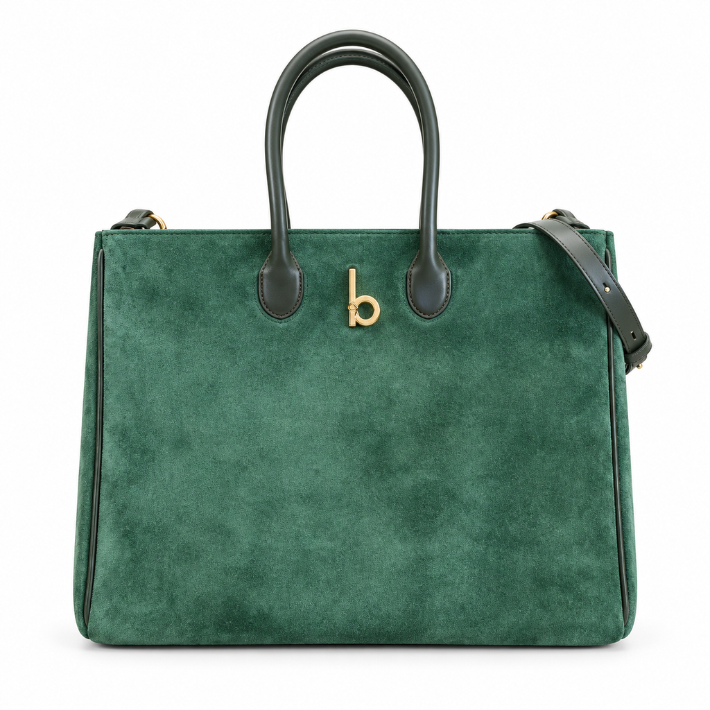 Burberry Forest Elegance Textured Tote Bag