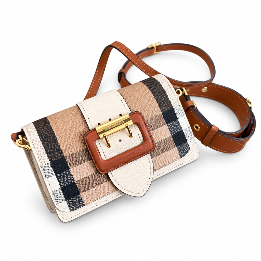 Burberry Check Buckle Crossbody