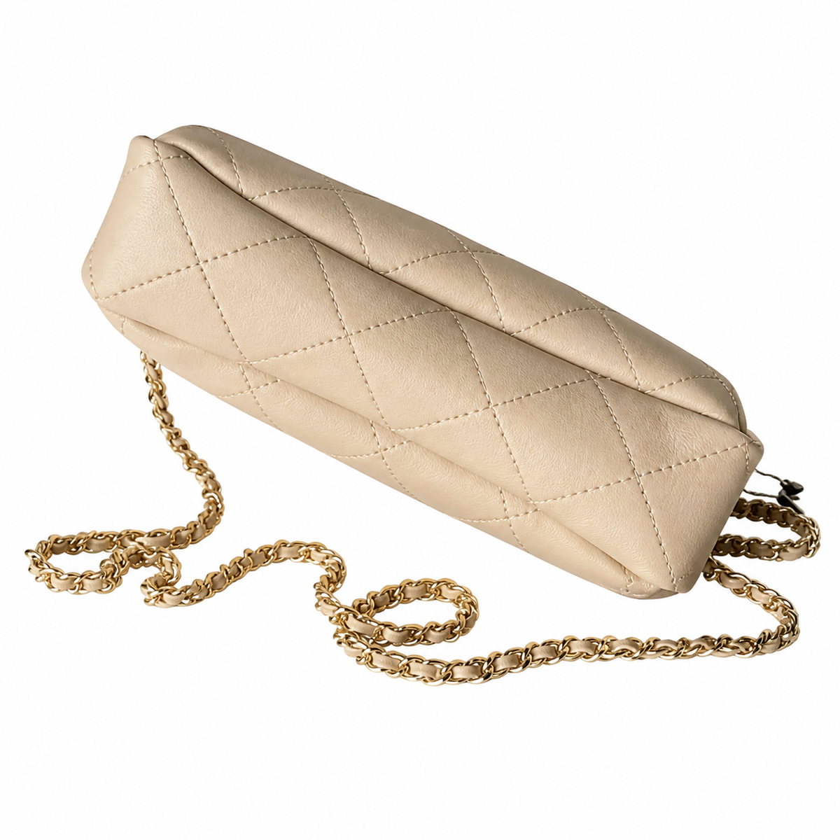 Chanel Classic Flap White Quilted Lambskin Oversized CC Bag
