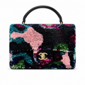 Chanel Multicolor Rainbow Sequin Mini Flap Bag | Gold CC & Chain — 21cm