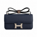 Hermès Constance 26 Bleu Nuit Epsom Palladium HW